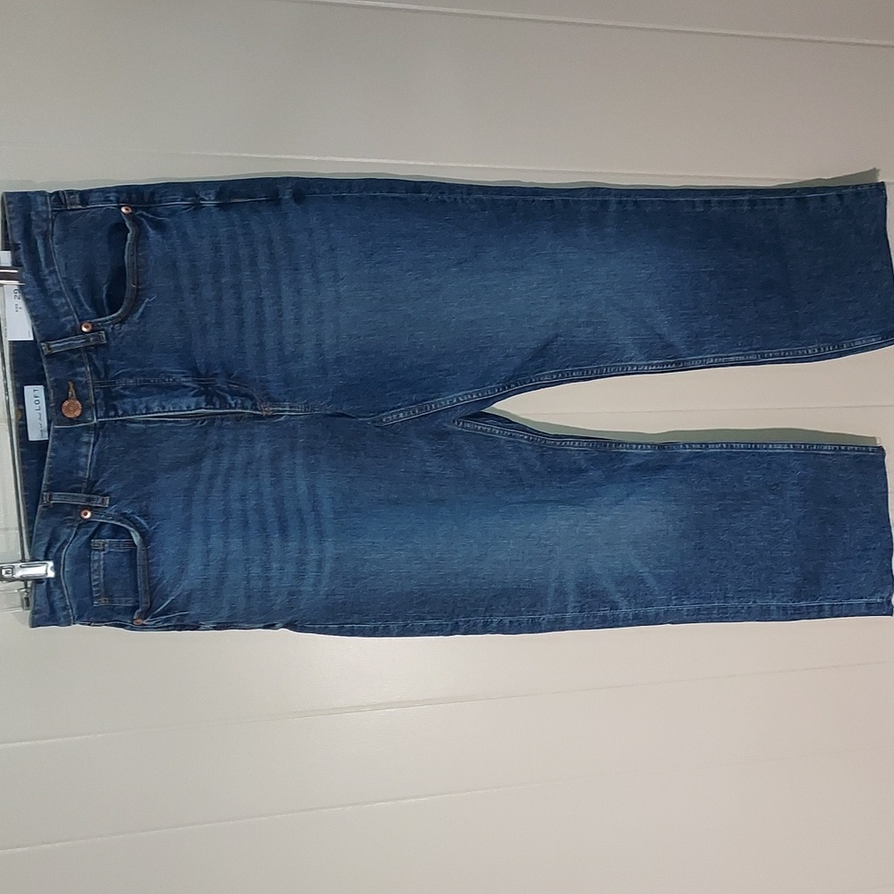 Jeans LOFT sz29/8   High waist Straight Crop FINAL